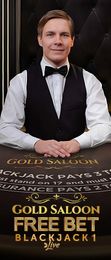 Gold Saloon Freebet Blackjack 1